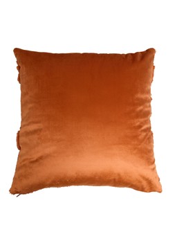 Matalan Orange Velvet Cushion £7