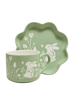 Matalan Rabbit Mug and Plate £8.50