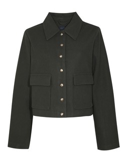 Dark Khaki Multi Button Shacket Jacket, £34.99 (925123734)