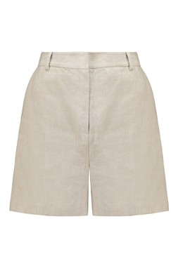 Neutral Flax Linen Short