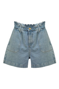Blue Paperbag Short