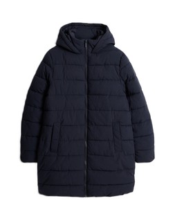 Navy EPP Long Padded Coat