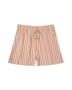Apricot Stripe Core Linen Short