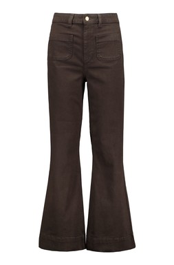 Brown Kick Flare Jean £25.00- embargoed until 27th October 2025