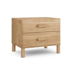 30931899 Hatton 2 Drawer Wide Bedside Table £129