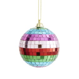 30975128 Multicoloured Mirror Ball Hanging Decoration £2.50