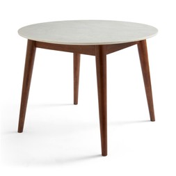 Thea Round Marble 4 Seater Dining Table £449