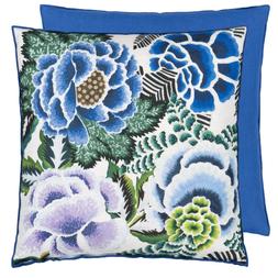 ROSE DE DAMAS COBALT COTTON CUSHION CCDG1455