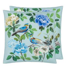 Miraflores Cobalt Cotton Cushion