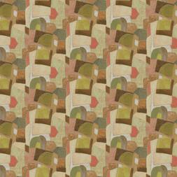 Clay Collage in terracotta (wallpaper) PDG1201/02