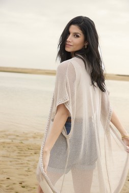 SHEER KNIT LONGLINE CARDI £48