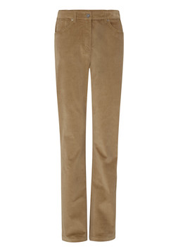 Stretch Cord Straight Leg Jean Caramel £36 (Available from August)
