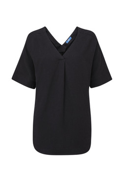 Viscose Linen Blend Top Black £35 (AB12749)