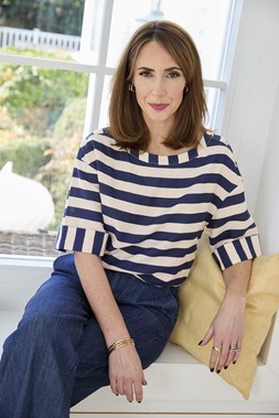 Viscose Linen Blend Top Stone £38.00 & Wide Leg Jeans Indigo £40.00