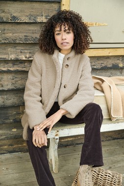 Borg Coat Oyster £69 AD12504