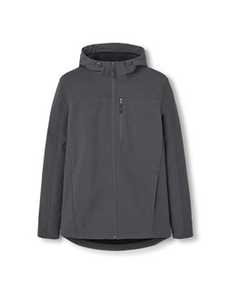 Men's Soft Shell Windproof Jacket, Washed Charcoal, £60- Available from 28th December