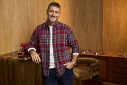 Will Mellor X Cotton Traders Flannel Check Shirt Crimson £36