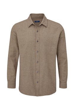 Will Mellor X Cotton Traders Winter Warm Cotton Shirt Beige £35