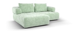 Flex Left Hand Facing Chaise, Power Motion Back, Large Back Cushion in Casual Chenille Seafoam, £999