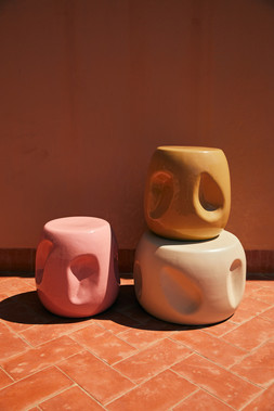 HKLIVING Currents Side Table - Ceramic