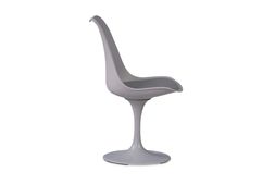 Gio Swivel Dining Chair Light Grey