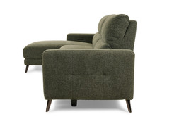 Reno Green Fabric LHF Electric Recliner with Sliding Chaise Sofa - RRP €3999 NOW €2299