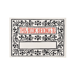 Twelve Bookplates Arabesque Border