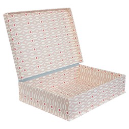 A4 Box File Persephone Pink and Raspberry
