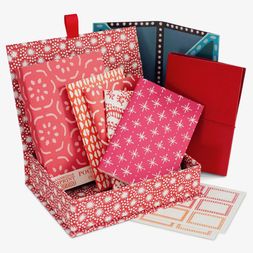 Pocket Folio Gift Box Cherry Red