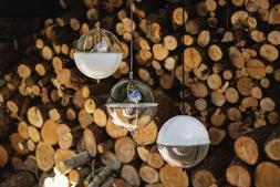 The Grafton Globe pendant light by Fritz Fryer