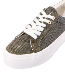 Shimmer Two-tone Platform Pumps £55