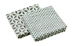 Grey & Blue Tea Towel set