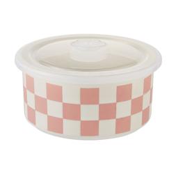 Homesense - Pink Check Ceramic £6.99