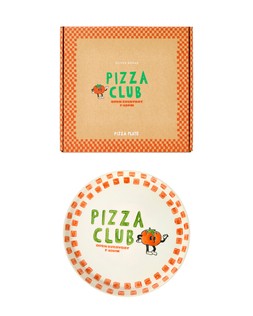 Pizza Club Ceramic Serving Plate