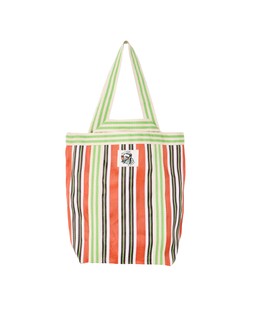 Sia Orange Large Mesh Shopper Bag