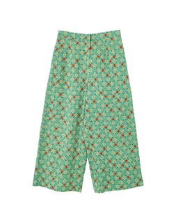 Green Strawberry Cropped Wide Leg Trousers £68 €89