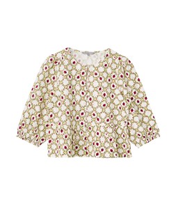 Ecru Strawberry Peplum Blouse £58 €76