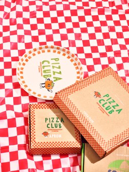 Pizza Club Ceramic Serving Plate
