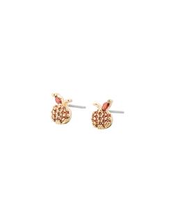 Oliver Bonas Aurora Tiny CZ Inlay Apple Stud Earrings £12.50