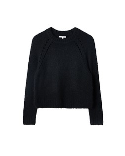Oliver Bonas Black Pointelle Detail Jumper £58