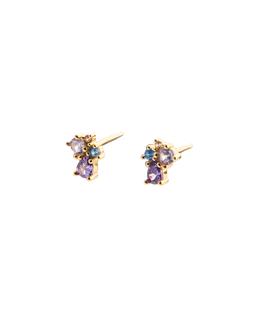 Oliver Bonas Emer Stone Cluster Mini Stud Earrings £9.50