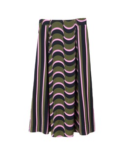Oliver Bonas Green Wave Geo Midaxi Skirt £65