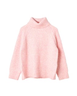 Oliver Bonas Pink Cosy Ribbed Roll Neck Jumper £65
