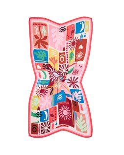 Oliver Bonas Postcard Patchwork Scarf £29.50