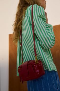 Oliver Bonas Stripe Pleat Shirt £55 Blue Stripe Wide Leg (10)