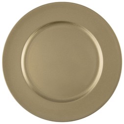 GOLD CHARGER PLATE £1.50 (388127)