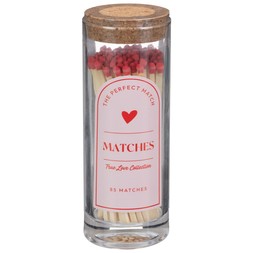 B&M VALENTINES DAY 2026// 85PCS MATCHES WITH CORK LID // £1.50 //