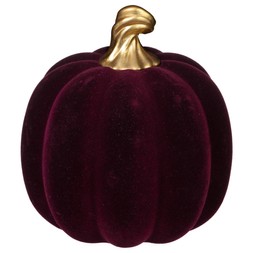 Flocked Pumpkin red £5