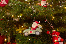 Character Tree Decoration – Santa in Car £2