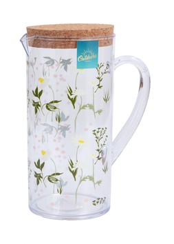 RHS Pitcher with daisy print & cork lid 1.1L £7.99